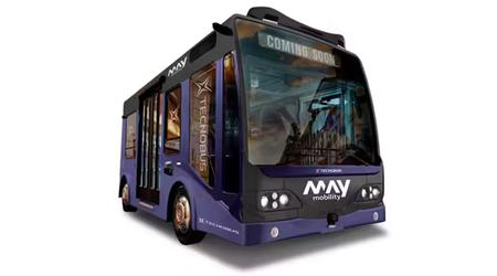 May Mobility presenta un minibús eléctrico autónomo en CES 2025