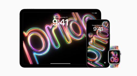 Apple ha anunciado una pulsera y una esfera de reloj fluorescentes 2024 Pride Edition para el Apple Watch