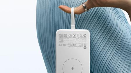 Xiaomi presenta una nueva Power Bank inalámbrica magnética con cable integrado y carga rápida de 33 W