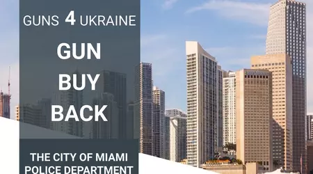 Miami compra armas de fuego a los locales para enviarlas a Ucrania
