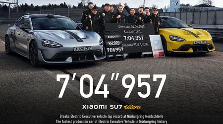 Xiaomi SU7 Ultra establece un nuevo récord en Nürburgring para un coche eléctrico de producción