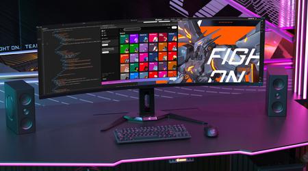 Gigabyte presenta un monitor curvo QD-OLED para juegos con algoritmo AI para evitar el burn-in