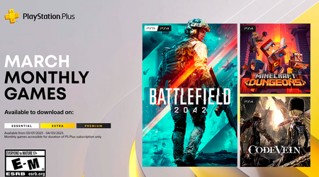 Battlefield 2042, Minecraft Dungeons y Code Vein: juegos que los suscriptores de PlayStation Plus recibirán en marzo