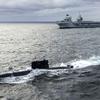 El portaaviones británico HMS Queen Elizabeth, que transporta cazas de quinta generación F-35B Lightning II, se ha transferido al mando de la OTAN por primera vez en la historia-36