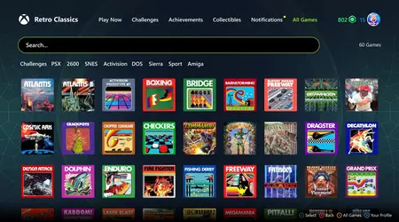 Un regalo inesperado de Microsoft: los suscriptores de Game Pass recibieron Retro Classics, una colección de 50 juegos clásicos publicados por Activision en los años 80 y 90