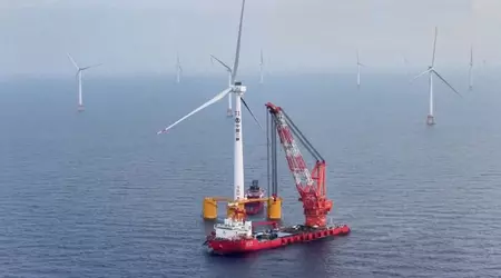 China instala la turbina eólica flotante más grande del mundo: 16 MW y el tamaño de un rascacielos
