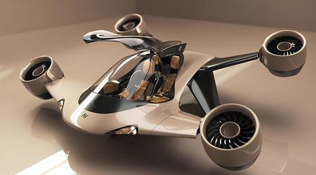 La startup británica AltoVolo ha presentado Sigma, una máquina voladora futurista con despegue vertical y motores a chorro casi silenciosos