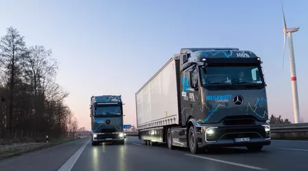 Mercedes-Benz Trucks prueba la carga megavatios en rutas de larga distancia