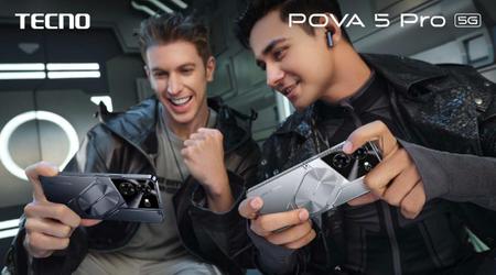 Tecno Pova 5 Pro - Dimensity 6080, pantalla IPS de 120 Hz, cámara de 50 MP, altavoces estéreo, NFC y Android 13