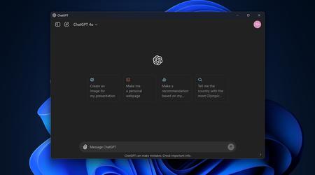 La aplicación ChatGPT para Windows ya está disponible para todos de forma gratuita