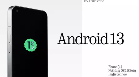 Nothing ha abierto el registro para la prueba beta de Android 13 para Nothing Phone (1)