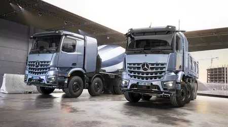 Mercedes-Benz ha presentado el camión eléctrico eArocs 400, una hormigonera y un volquete con cero emisiones.