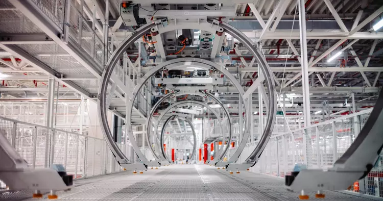 La planta de BMW en Múnich ...