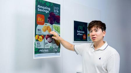 Samsung Color E-Paper: una pantalla que se ve como papel y funciona sin un enchufe