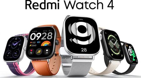 Xiaomi ha presentado el Redmi Watch 4 con GPS, NFC y resistencia al agua IP68 por 70 dólares