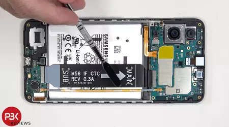 PBKreviews: Galaxy F56 5G resulta ser uno de los smartphones más reparables de Samsung - puntuación 9 de 10