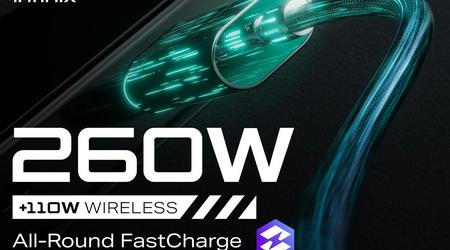 De 0 a 100% en 7,5 minutos: Infinix presenta su tecnología de carga rápida por cable de 260 W y sin cables de 110 W