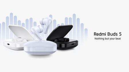 Xiaomi ha presentado la versión global de los Redmi Buds 5 por 46 dólares