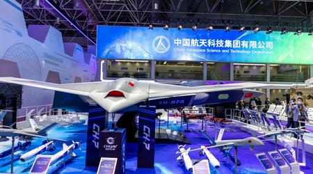 China presenta el último dron Caihong-7 con diseño de "ala voladora
