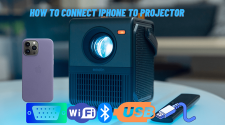 Cómo conectar el iPhone al proyector