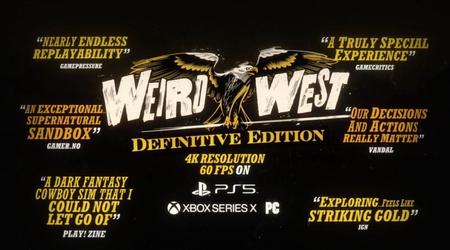 Devolver Digital ha anunciado el lanzamiento de Weird West: Definitive Edition compatible con 4K a 60 fps