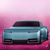 Vista frontal del Jaguar Type 00 Concept