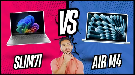 Lenovo Slim7i vs Apple MacBook Air M4: Comparativa
