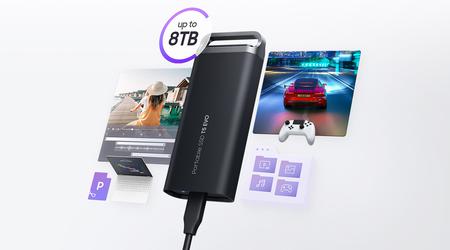 Samsung T5 EVO: unidad SSD con capacidad de hasta 8 TB y velocidades de transferencia de hasta 460 MB/segundo