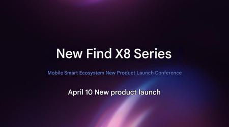 Oppo lanzará el Find X8 Ultra, el Find X8S y el Find X8S+ el 10 de abril en China
