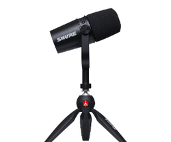 Shure MV7 Podcast Micrófono con trípode
