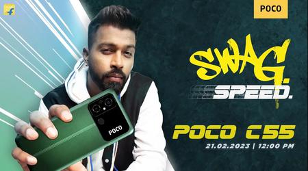 Ya es oficial: POCO C55 con chip MediaTek Helio G85 y batería de 5000mAh desvelado el 21 de febrero