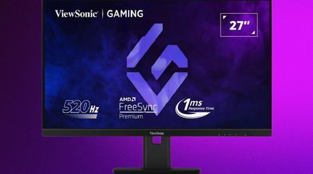 Un monitor sencillo para los amantes de los shooters online: ViewSonic ha presentado el XG2737 con una frecuencia de actualización de 520 Hz.