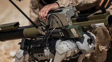 Los marines estadounidenses han equipado a un perro robot chino con un lanzamisiles M72 LAW