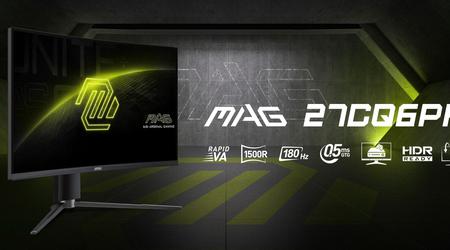 MSI MAG 27CQ6PF: monitor para juegos con pantalla 2K a 180 Hz por 189 dólares
