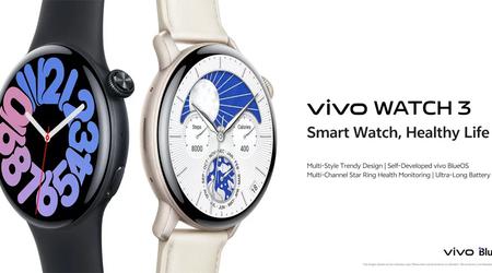 Vivo presenta el Vivo Watch 3 con BlueOS: un reloj con hasta 16 días de batería