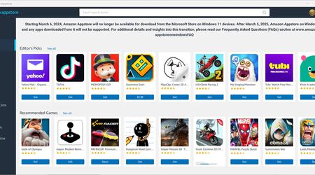 Amazon acaba con su tienda de aplicaciones