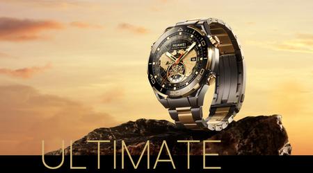 El Huawei Watch Ultimate Gold Edition con elementos de oro en la caja, cristal de zafiro y brazalete de titanio ha llegado a Europa por 2.999 euros