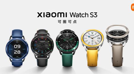 Xiaomi Watch S3: pantalla AMOLED, bisel intercambiable, eSIM y sistema operativo HyperOS a 135 dólares
