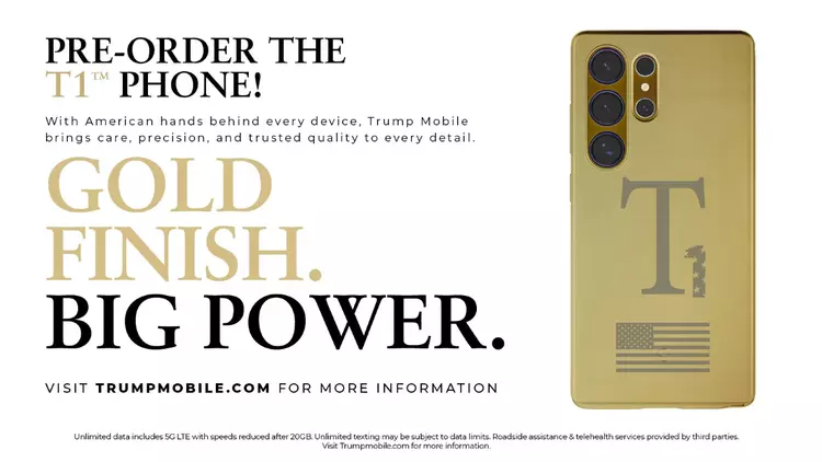 El smartphone T1 "Americano" de Trump ...