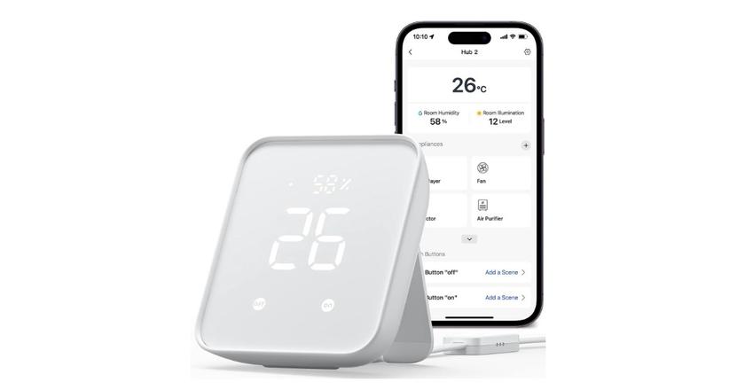 SwitchBot Hub 2 sensor temperatura wifi