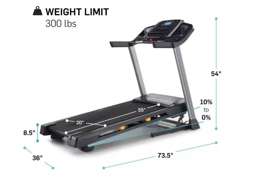 NordicTrack T Series cinta de correr para casa por menos de 1000