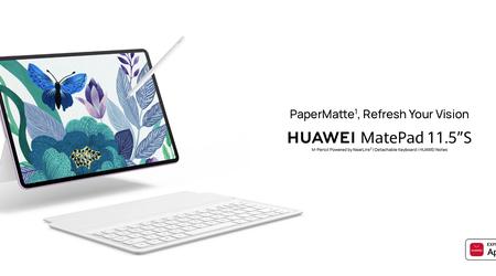 Huawei MatePad 11.5 S: pantalla de 144 Hz con tecnología PaperMatte, batería de 8.800 mAh y un precio de 399 euros
