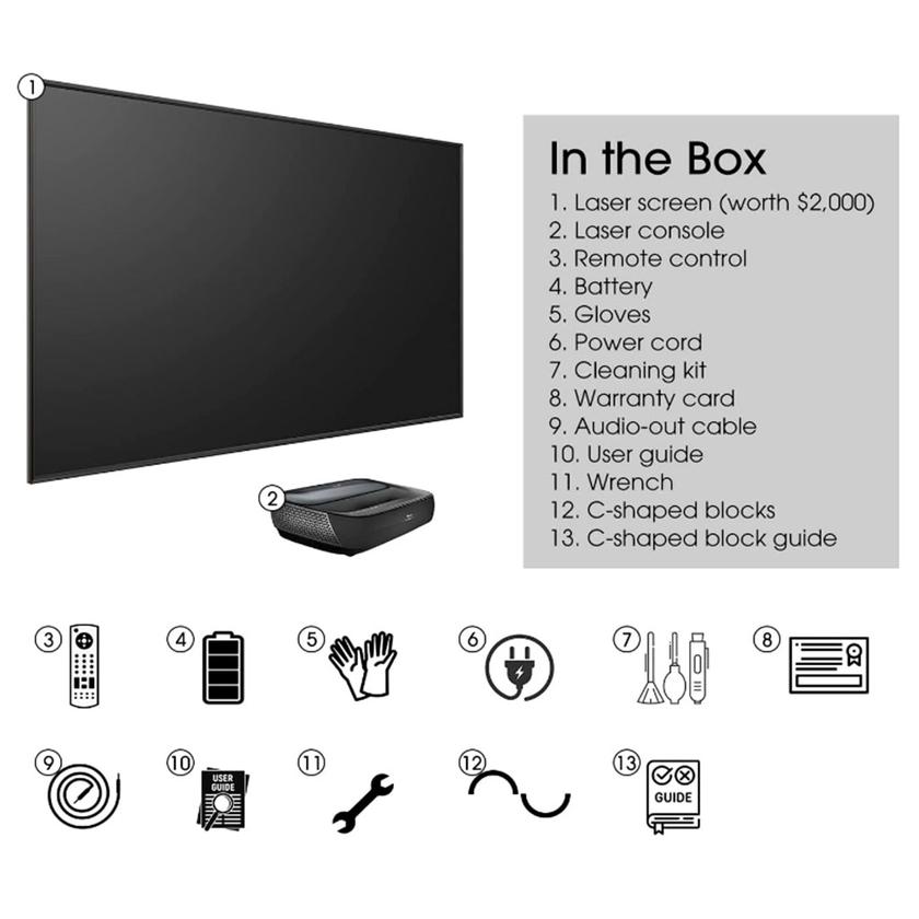 Proyector Hisense L9G 4K Modelos de proyectores Hisense
