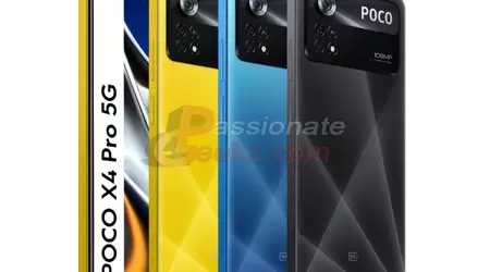 POCO X4 Pro 5G aparece en renders de prensa: pantalla perforada, cuerpo plano, cámara de 108MP y tres colores