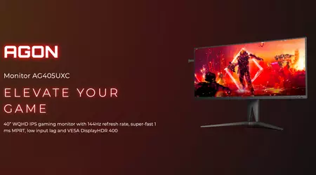 AOC AGON AG405UXC: monitor para juegos con pantalla de 40", IPS, resolución 2K y 144 Hz