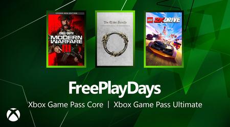 Call of Duty MW3, TES Online y LEGO 2k Drive están disponibles para los usuarios del ecosistema Xbox como parte de los Free Play Days