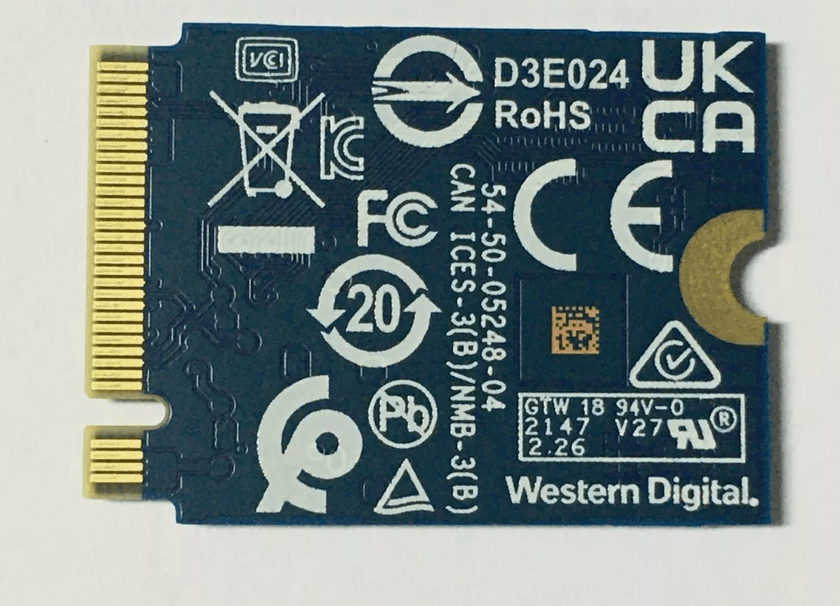 Western Digital SN530 actualizar steam deck