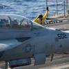 El USS Gerald R. Ford, el mayor portaaviones del mundo con un coste de más de 13.000 millones de dólares, con cazas F/A-18 Super Hornet patrullando en el mar Adriático.-7 El USS Gerald R. Ford, el mayor portaaviones del mundo con un coste de más de 13.000 millones de dólares, con cazas F/A-18 Super Hornet patrullando en el mar Adriático.-7