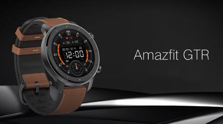 Amazfit GTR con carcasa de acero inoxidable, pantalla AMOLED y hasta 12 días de duración de la batería se vende por 92 dólares en AliExpress