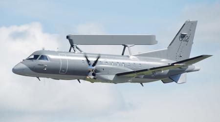 Suecia transferirá a Ucrania un avión de detección y control de radares de largo alcance Saab ASC 890  